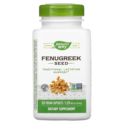 Fenugreek Seed 610 мг 320 веган капсули | Natures Way Поддържа работата на храносмилателната система Стимулира развитието на мускулна тъкан Регулира баланса на глюкозата Има бактерицидни свойства Fenugreek Seed 610 мг 320 веган капсули | Natures Way Поддъ