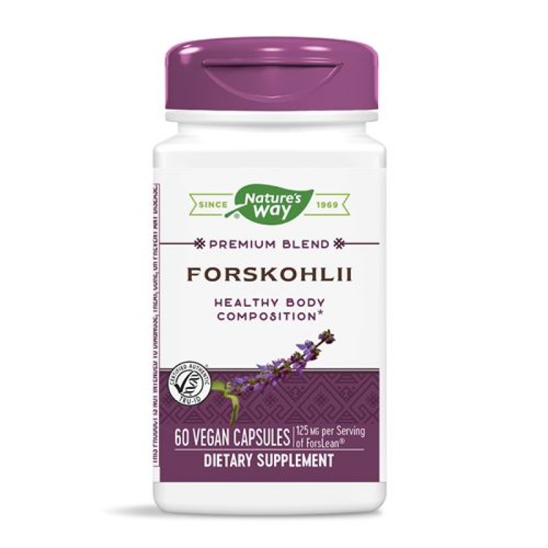 Форсколий 250 мг 60 веган капсули | Nature's Way