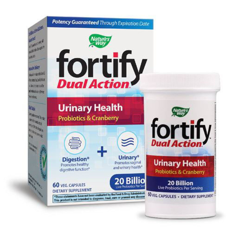 Fortify Dual Action Уринарно здраве 60 веге капсули | Nature's Way