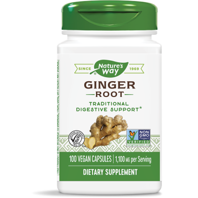 Ginger Root 550 мг 100 веган капсули | Natures Way Естествено и мощно противовъзпалително средство Подобрява метаболизма Стимулира храносмилането Подобрява кръвното налягане Ефективно средство срещ Ginger Root 550 мг 100 веган капсули | Natures Way Естест