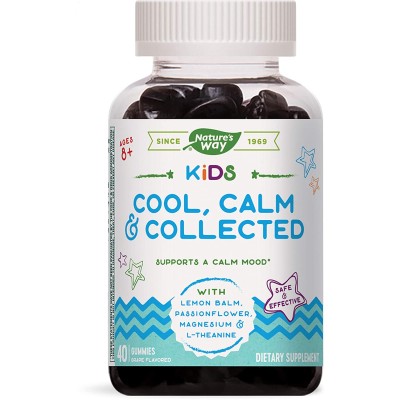 Kids Cool, Calm, Collected 40 желирани таблетки | Natures Way Помага при стрес Поддържа концентрацията Подобрява съня Добавка за Успокоение за Деца Вкусни 40 желирани таблетки на топ цена от Nature Kids Cool, Calm, Collected 40 желирани таблетки | 