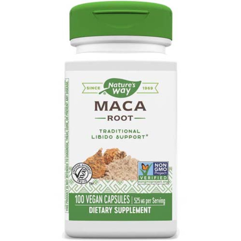 Maca Root 525 мг 100 веган капсули | Nature's Way