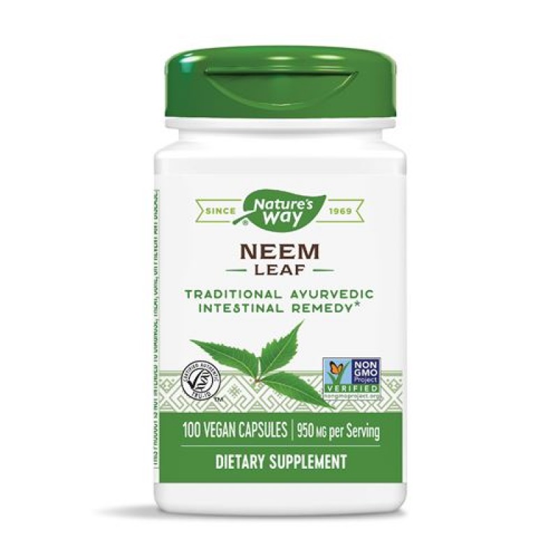 Neem 475 мг 100 веган капсули | Nature's Way