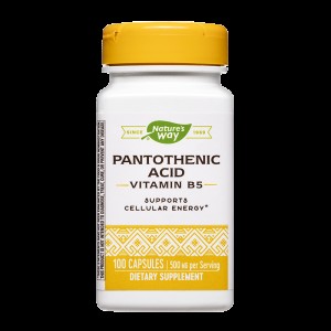 Pantothenic Acid Vitamin B5 100 капсули | Nature’s Way
