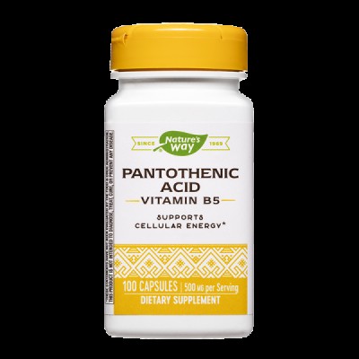 Pantothenic Acid Vitamin B5 100 капсули | Nature’s Way