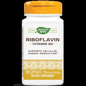 Riboflavin 100 мг 100 капсули | Nature’s Way