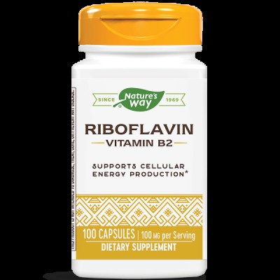 Riboflavin 100 мг 100 капсули | Nature’s Way