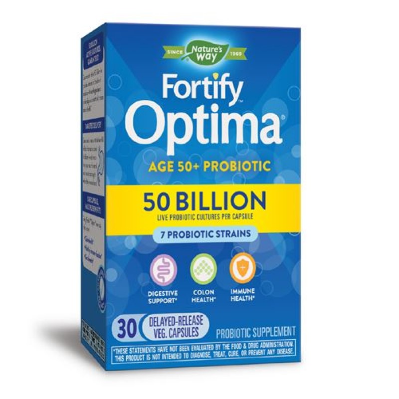 Fortify Optima Age 50+ 50 Billion 30 веге капсули | Nature's Way