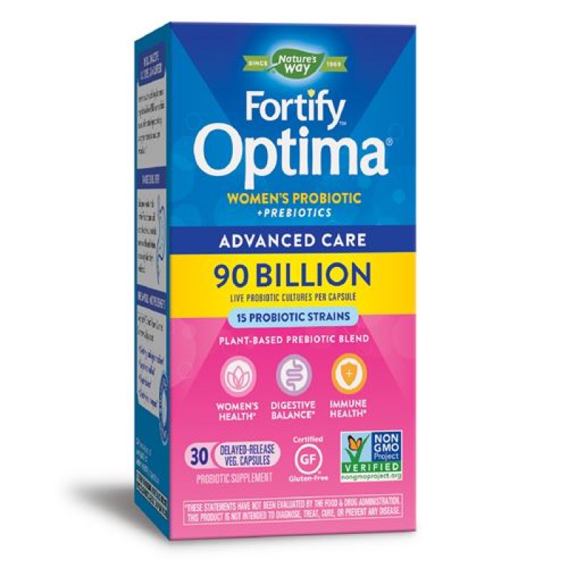 Fortify Optima Women's Probiotic 90 млрд. CFU 30 веге капсули | Nature's Way
