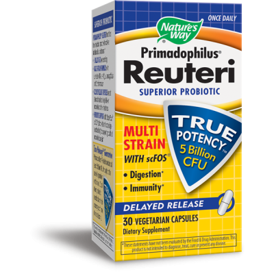 Primadophilus Reuteri 30 веге капсули | Natures Way Primadophilus Reuteri 30 веге капсули | Natures Way
Поддържа здрава микрофлората на червата
Повишава защитите на имунната система и косвено, и пряко
Подобрява обмена на веществата и абсо Primadophilus Reuteri 30 веге капсули | Natures Way Поддържа здрава микрофлората на червата Повишава защитите на имунната система и косвено, и пряко Подобрява обмена на веществата и абсорбация Primadophilus Reuteri 30 веге капсули | Natures Way Поддържа з