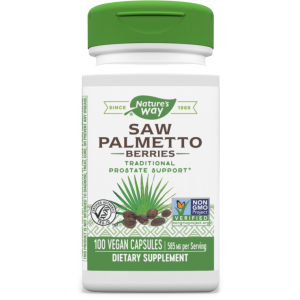 Saw Palmetto Berries 585 мг 100 веган капсули | Nature's Way