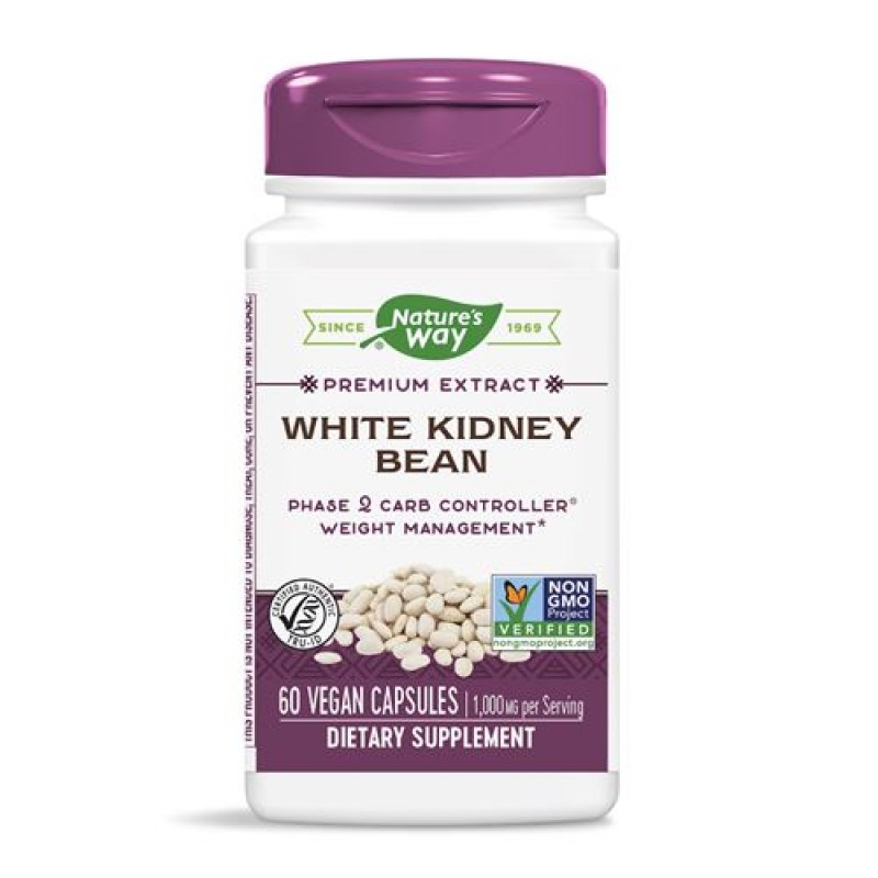 White Kidney Bean 1000 мг 60 веган капсули | Nature's Way