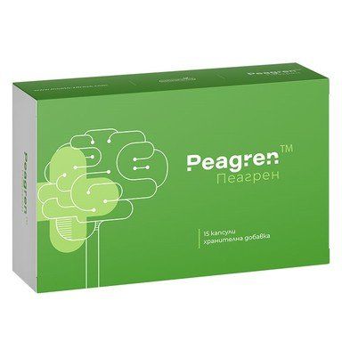 Peagren 15 капсули | NaturPharma Понижава силата на главоболието Съкращава честотата на пристъпите Ограничава продължителността на пристъпите Довежда до намаляване приема на аналгетици  Въздейства Peagren 15 капсули | NaturPharma Понижава силата на главоб
