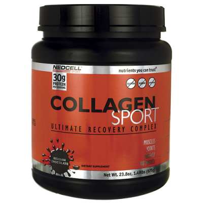 Колаген Спорт Ultimate Recovery 675 гр. Белгийски Шоколад I Neocell За уголемяването на мускулите Помага за подсилване на имунитета Предоставя всички необходими за спортиста аминокиселини Съдейства в проце Колаген Спорт Ultimate Recovery 675 гр. Белгийски