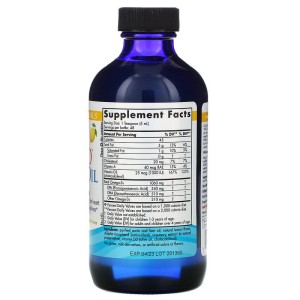 Arctic-D Cod Liver Oil Lemon Taste 237 мл | Nordic Naturals