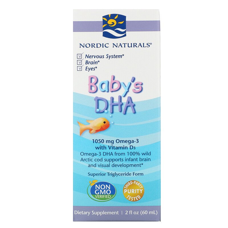 Baby's DHA with Vitamin D3 60 мл | Nordic Naturals