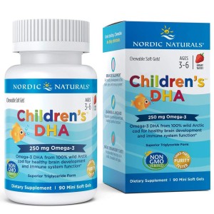 Children's DHA Оmega-3 250 мг 90 мини гел-капсули | Nordic Naturals