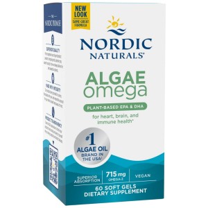 Algae Omega 715 mg - 60 Гел капсули | Nordic Naturals
