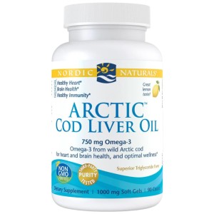 Arctic Cod Liver Oil 750 mg - 90 Гел капсули | Nordic Naturals