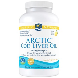 Arctic Cod Liver Oil 750 mg - 180 Гел капсули | Nordic Naturals