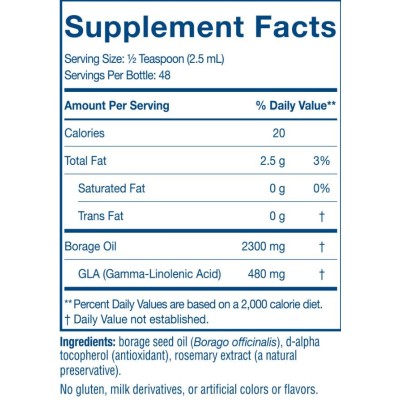 Borage Oil Liquid - 119 мл | Nordic Naturals