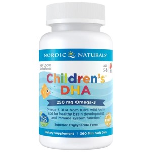 Children's DHA 250mg - Ягода 360 Гел капсули | Nordic Naturals