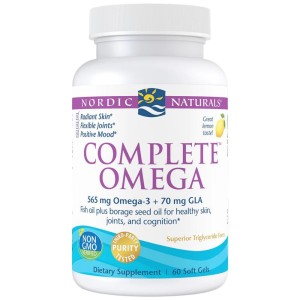 Complete Omega 565 mg - Лимон 60 Гел капсули | Nordic Naturals