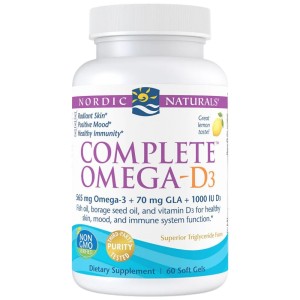 Complete Omega-D3 565 mg - 60 Гел капсули | Nordic Naturals