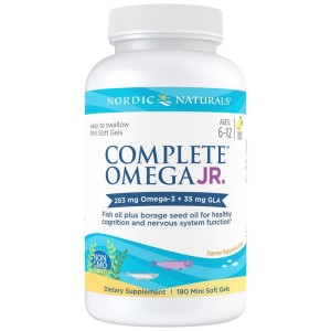 Complete Omega Junior 283 mg - Лимон 180 Гел капсули | Nordic Naturals