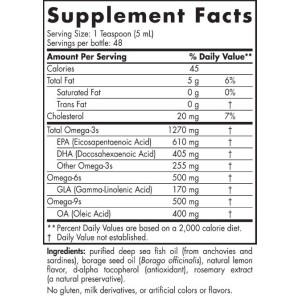 Complete Omega Liquid 1270 mg - Лимон 237 мл | Nordic Naturals