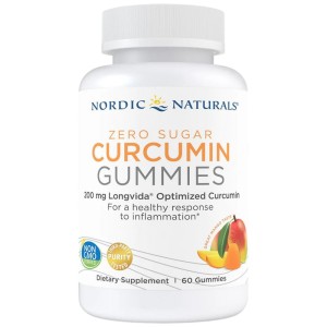 Curcumin Gummies 200 mg - Манго 60 желирани бонбони | Nordic Naturals