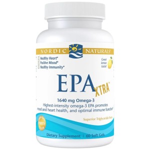 EPA Xtra 1640 mg - Лимон 60 Гел капсули | Nordic Naturals