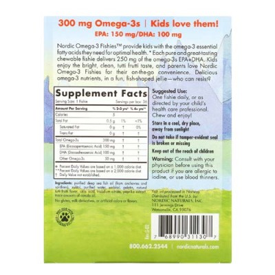Nordic Omega-3 300 мг 36 рибки | Nordic Naturals