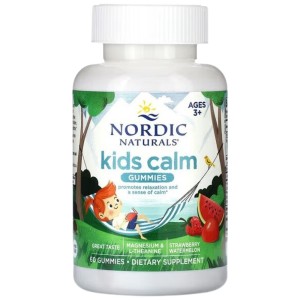 Kids Calm Gummies - Ягода и диня 60 желирани бонбони | Nordic Naturals