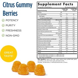 Nordic Berries Multivitamin - Боровинка 200 желирани бонбони | Nordic Naturals