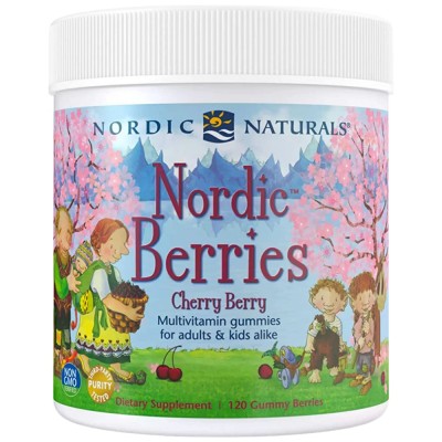 Nordic Berries Multivitamin - Череша 120 желирани бонбони | Nordic Naturals