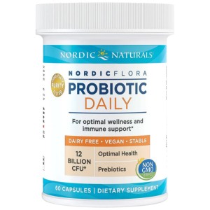 Nordic Flora Probiotic Daily | 12 Billion Active Cells - 60 капсули | Nordic Naturals Nordic Flora Probiotic Daily | 12 Billion Active Cells - 60 капсули | Nordic Naturals