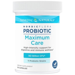 Nordic Flora Probiotic Maximum Care | 90 Billion Active Cells - 30 капсули | Nordic Naturals Nordic Flora Probiotic Maximum Care | 90 Billion Active Cells - 30 капсули | Nordic Naturals