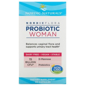 Nordic Flora Probiotic Woman | 15 Billion Active Cells - 60 капсули | Nordic Naturals Nordic Flora Probiotic Woman | 15 Billion Active Cells - 60 капсули | Nordic Naturals