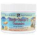 Nordic Omega-3 Gummies 82 mg - Мандарина 60 желирани бонбони | Nordic Naturals