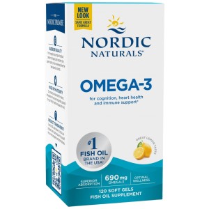Omega-3 690 mg - 120 Гел капсули | Nordic Naturals