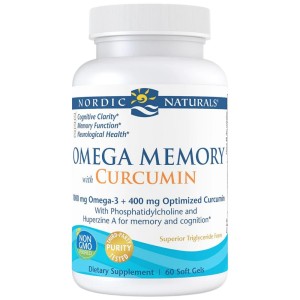 Omega Memory with Curcumin - 60 Гел капсули | Nordic Naturals