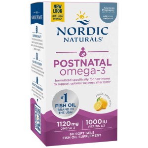 Postnatal Omega-3 - Лимон 60 Гел капсули | Nordic Naturals
