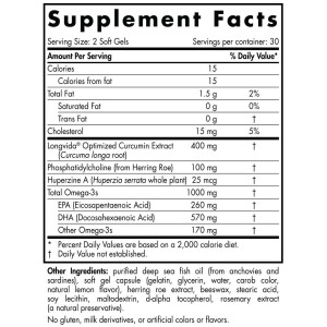 ProDHA Memory - 60 Гел капсули | Nordic Naturals
