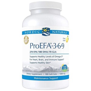 ProEFA - Omega 3.6.9 - Лимон 180 Гел капсули | Nordic Naturals