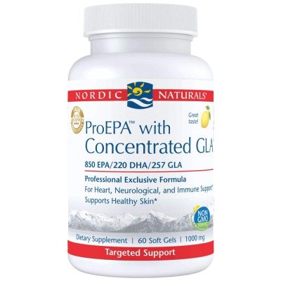 ProEPA with Concentrated GLA - Лимон 60 Гел капсули | Nordic Naturals