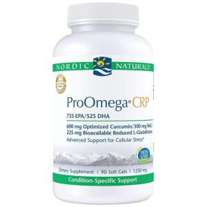 ProOmega CRP | With Curcmin and Glutathione - 90 Гел капсули | Nordic Naturals