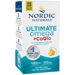 Ultimate Omega 1280 mg + CoQ10 - 60 Гел капсули | Nordic Naturals