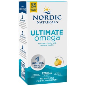 Ultimate Omega 1280 mg - Лимон 120 Гел капсули | Nordic Naturals