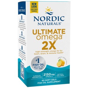 Ultimate Omega 2X 2150 mg - Лимон 60 Гел капсули | Nordic Naturals